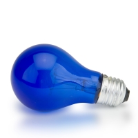 Лампа накаливания вольфрамовая синяя А55 С 230-60 (Е27)